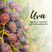 A uva ajuda a reverter o envelhecimento! #frutas #ahazou #dicas