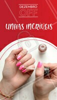Aproveite as promoções desse mês e agende seu horário! #manicure #Unhas #ahazou #dezembro #promoçao