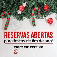 Estamos com reservas abertas para você trazer sua confraternização de final de ano pro nosso restaurante! Entre em contato e reserve já! ☎️ XXXXXX #food #ahazouapp #fimdeano