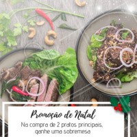 Não perca essa promoção natalina! Todo mundo AMA uma sobremesa! #promocao #sobremesa #ahazouapp #natal