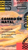 Não perca nosso combo natalino! Venha curtir o final de ano com a gente 🍔🍔 #promocao #hamburguer #ahazouapp #natal #hamburgueria