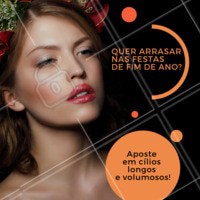 Destaque seu olhar com cílios incriveis e aproveite as festas de fim de ano com um olhar muito mais especial! #cilios #ahazou #alongamentodecilios #fimdeano