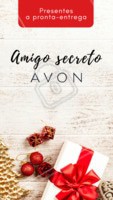 Procurando um presente especial de amigo secreto? Que tal presentear com produtos Avon? Temos a pronta entrega. Entre em contato para saber mais! #avon #ahazou #revendedoras #natal #presentes