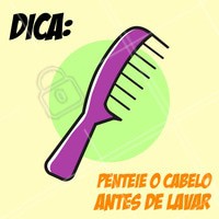 Esse hábito evita muito a quebra dos fios, pois quando lavamos fazemos fricção, e se tiver nós, os fios podem quebrar. Faça o teste!
#cabelo #ahazou #dica #cabeleireiro