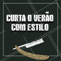 Estilo é aqui! 👊 Agende seu horário.
#barbearia #ahazou #verao