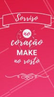 Make no rosto e o sorriso no coração! É assim que devemos começar o dia. #make #ahazou #beleza