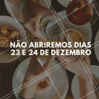 Fique atento aos nossos horários de funcionamento de fim de ano ⏰ #horario #funcionamento #ahazou #fimdeano #natal #reveillon