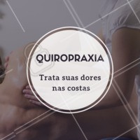 A técnica alivia as dores nas costas, auxilia na correção da postura e diminui dores de cabeça e pescoço. #quiropraxia #ahazou #costas #dores #saude