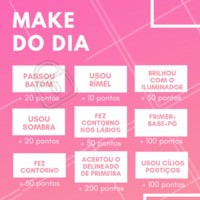E aí, quantos pontos você fez hoje? 💄 #make #ahazou #maquiagem