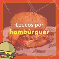 Quem ai também é LOUCO por hambúrguer? 🍔😍 #hamburguer #hamburgueria #ahazou #loucosporhamburguer #burger