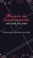 Fique atento aos nossos horários de funcionamento de fim de ano ⏰ #horario #funcionamento #ahazou #fimdeano #natal #reveillon
