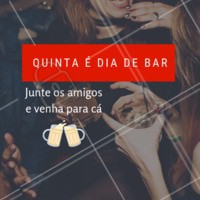 Hoje tem! VEM PRO BAR! #bar #boteco #ahazou #quinta #cerveja