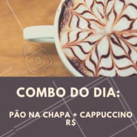 Não perca o combo do dia! #cafeteria #promocao #ahazou #combo