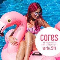 1. Ruivo: esse tom já tem feito sucesso no fim desse ano, mas 2019 vai bombar!
2. Loiro dourado: o tom mais quente vai bombar no verão 2019
3. Fios coloridos: rosa, azul, verde.. aproveite para ousar!
4. Castanho iluminado: para quem não quer ousar tanto, a tendência "morena iluminada" continua de pé para 2019!
#tendencia2019 #ahazou #verao #cabelo #cabeleireiro