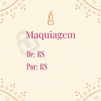 Aproveite essa promoção! Agende seu horário. #maquiagem #ahazou #autoestima