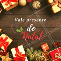 Presenteie quem você ama com os nossos vales presentes! 😍 #valepresente #ahazou #presente #natal