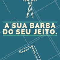 Aqui respeitamos seu gosto pessoal e deixamos você com o visual ideal pro seu estilo 😎 #barba #ahazou #barbearia #estilo