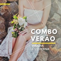 Combo de depilação para arrasar no verão! Aproveite e agende seu horário. #depilacao #ahazou #beleza