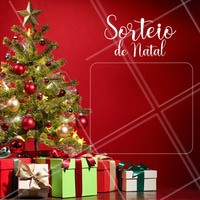 Escreva aqui as regras do seu sorteio natalino!