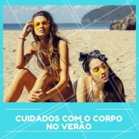 1) Beba água! O calor excessivo faz com que a gente perca água do corpo mais facilmente. A hidratação deve começar de dentro para fora! 🌊
2) Pratique atividades físicas, manter sempre o corpo em movimento é sinal de saúde e melhores resultados para quem busca perder peso.
3) Use protetor solar sempre! Até nos dias que você não vai para a praia, o protetor é importante. ☀
4) Use cremes hidratantes diariamente para repor a hidratação da pele
5) Invista em tratamentos corporais como drenagem linfática, detox corporal e massagem modeladora. 😍