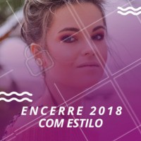 Estilo é tudo, né? Encerre o ano e aproveite para arrasar! #beleza #ahazou