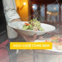 Venha nos visitar, o almoço vai ser a melhor parte do seu dia! #restaurantes #selfservice #ahazou #buffet