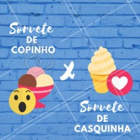 Esse duelo é difícil 😲 E aí, qual o seu favorito? 😍 #sorveteria #ahazou #sorvete