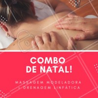 Não perca esse combo natalino! Termine o ano se cuidando ❤️️ #promocao #massagem #ahazouapp #natal #combo