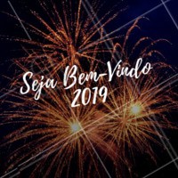 Seja bem vindo 2019! Venha com muito amor, paz e prosperidade! #anonovo #ahazou #festa #2019