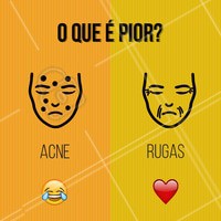 E aí? Comenta aí qual é o mais sofrido! #acne #ahazou #esteticafacial