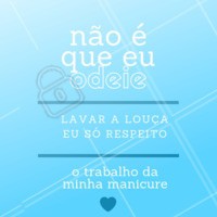 Hahaha quem se identifica? #manicure #ahazou #unhas
