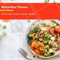 Diversas opções de marmitas saudáveis e muito saborosas para você entrar em forma nesse verão. Comece agora! #marmitas #fitness #ahazou #verao #dieta #comidasaudavel