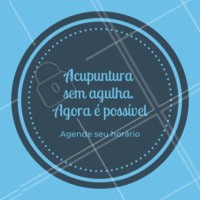 Agende seu horário e conheça esse novo método. Cuide-se! #acupuntura #dores #ahazouapp #saude #bemestar