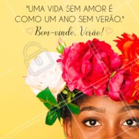 Tá na hora de receber essa estação linda e alegre! Quem ama? 😍 #verao #ahazou