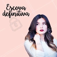 Que tal deixar esse cabelo ainda mais lindo? Agende agora sua definitiva! #ahazou #cabelos #escovadefinitiva