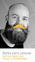 Essa combinação dá muito certo, além de oferecer uma aparência muito imponente e estilosa aos carecas! #barba #ahazou #barbearia