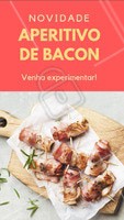 Quem é que não ama bacon? Venham provar essa novidade! #bacon #bar #ahazougastronomia #novidade