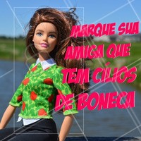 Marque aqui a sua amiga maravilinda.
E aproveitem para agendar seus horários com a gente!
#cilios #ahazou #boneca #amiga
