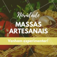 Massas artesanais feitas com todo o amor! #massas #food #ahazouapp #gastronomia #artesanais