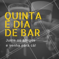 Hoje tem! VEM PRO BAR! #bar #boteco #ahazou #quinta #cerveja