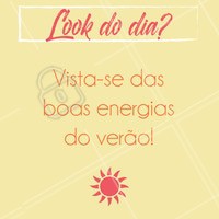 Se tem algo que nunca é demais acumular são as boas energias. E o verão traz isso de sobra! Vista-se das cores e boas energias do verão e ilumine-se! #verao #lookdodia #ahazou #boasenergias