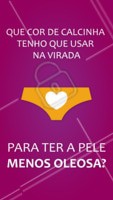 Tá aí uma pergunta que me deixou em dúvida 😂😂😂👇 ⚫ PRETA, em homenagem ao carvão ativado?! 🌕 AMARELA, pra trazer dinheiro e comprarmos todos os cosméticos da vida?! 🍀 VERDE, em homenagem a argila verde e melaleuca?! ⚪ NUDE estilo "efeito mate", pra passar o ano todo matificada?! #esteticafacial #papodeesteticista #ahazou #anonovo