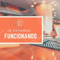 Voltamos ao nosso horário normal, venha nos visitar! #funcionamento #restaurante #anonovo #ahazou