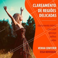 🌞 Estamos com uma novidade ótima para vocês, que sofrem com o escurecimento de algumas áreas delicada do corpo.
✨ Em poucas sessões você poder recobrar a beleza e cor natural da sua pele, e ficar ainda mais linda com o nosso clareamento exclusivo corporal de áreas delicadas! ✨🙌🏻👙🌞
#ahazou #esteticacorporal #clareamento #beleza