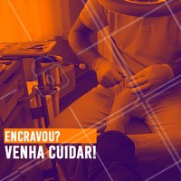 Não deixe a unha encravada te torturar! Ao perceber qualquer dor ou alteração nas unhas, venha cuidar dos seus pés. #podologia #ahazou #unhaencravada
