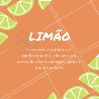 Fique de olho nos benefícios dessa fruta! 🍋 #limao #frutas #beneficios #ahazou #saude #bemestar