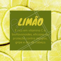 Fique de olho nos benefícios dessa fruta! 🍋 #limao #frutas #beneficios #ahazou #saude #bemestar