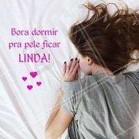 Boa noite, meninas! Lembrem-se que dormir renova a pele e deixa ela mais linda 😍 #esteticafacial #ahazou #cuidadoscomapele