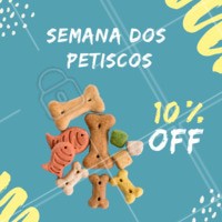 Você não pode perder a nossa semana de promoção! Corre pra cá e garanta os produtos do seu amigão! #promocao #petshop #pet #ahazou #petisco