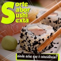 O universo está mandando uma mensagem para você! 👀😋
#vemprojapa #sushi #japones #comidajaponesa #japanesefood #ahazou #foodporn #instagood #instafood #instajapan #hashi #sextou